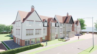 An initial concept for the proposed care home at Birds Hill