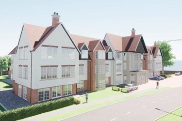 An initial concept for the proposed care home at Birds Hill