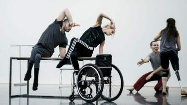 A photograph of Candoco Dance Company
