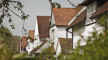 A row of houses in Letchworth