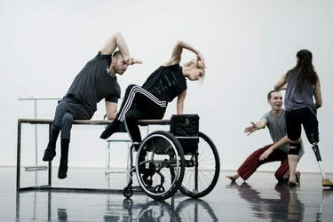 A photograph of Candoco Dance Company