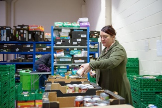 Heritage Foundations grants have been used to support a local food bank in Letchworth