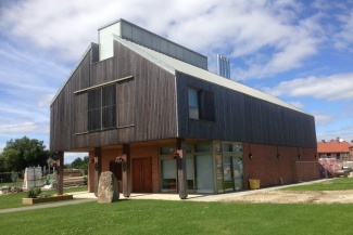 An energy store in the Garden City development in Derwenthorpe