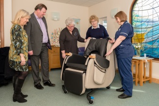 A new chair at Garden House Hospice Care 