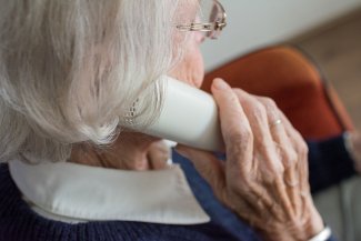 Community Response Team - Woman on phone