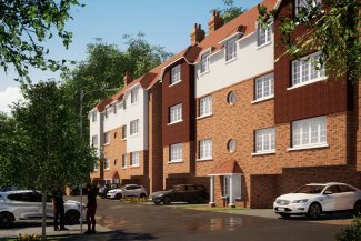 New affordable homes - artist impression