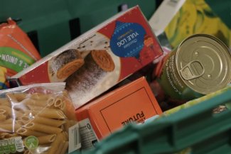 picture of food bank donations