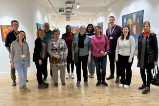 Volunteer Group Photo at Broadway Gallery