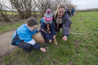 Poppy Planting on the Greenway
