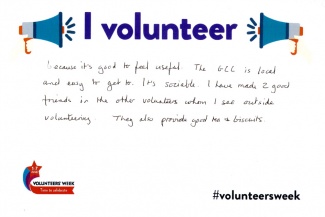 Volunteers' Week runs from 1 - 7 June