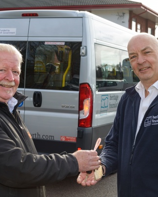 Our minibus team help members of the community get around Letchworth