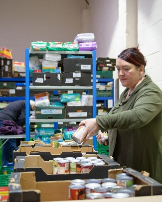 Heritage Foundations grants have been used to support a local food bank in Letchworth